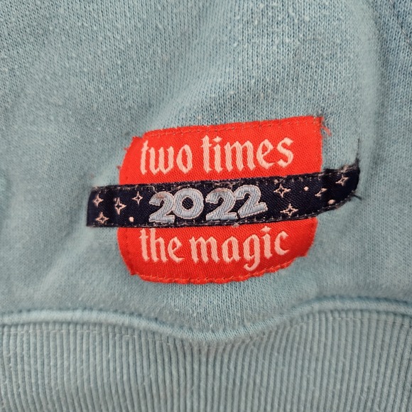 Disney Parks Women Hoodie M Blue 2022 Fleece Mickey Mouse Disneyland Resort - Picture 5 of 10